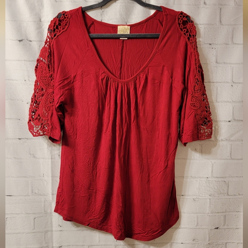 Lace Sleeve Shirt
